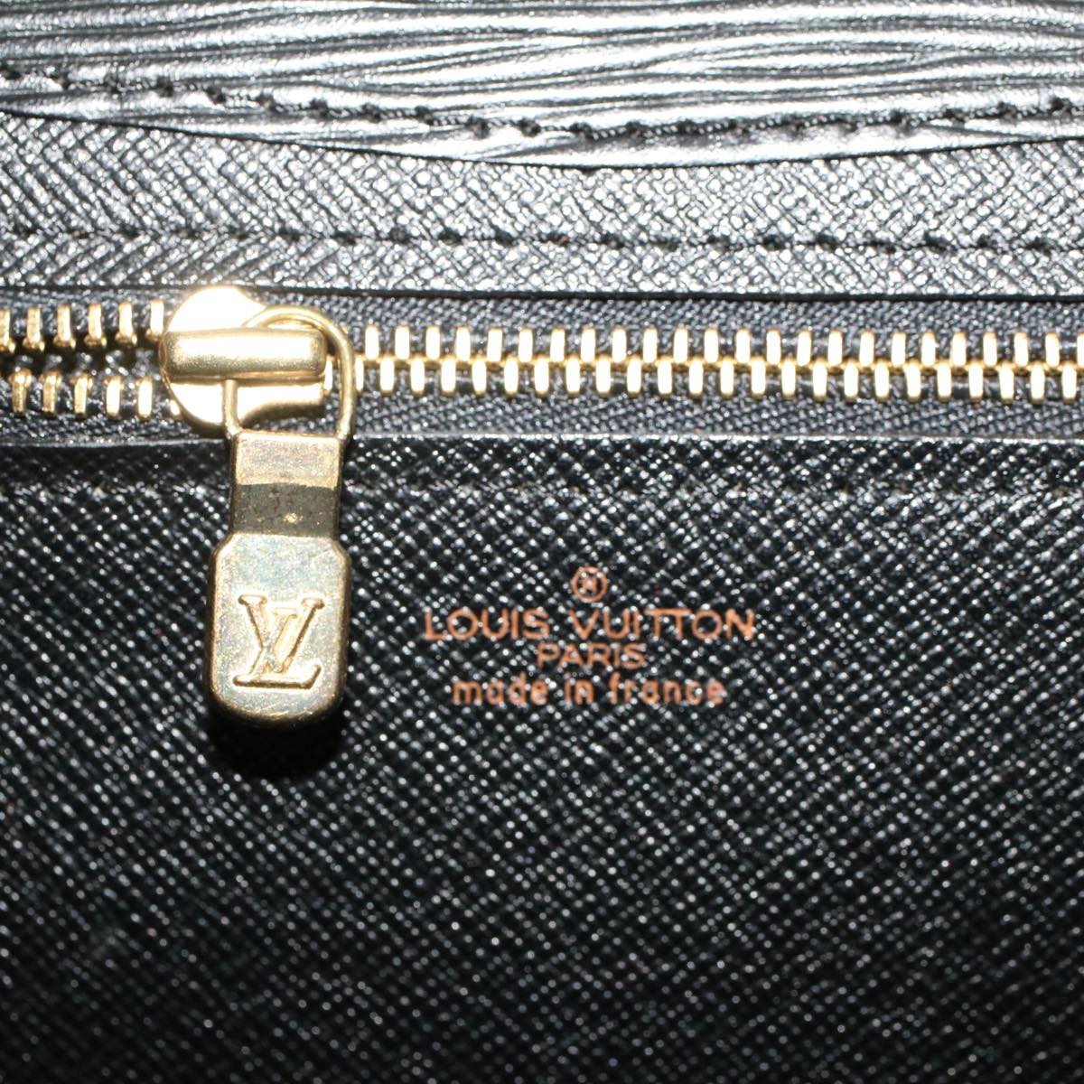 LOUIS VUITTON Epi Art Deco Clutch Bag Black M52632 LV bs6581
