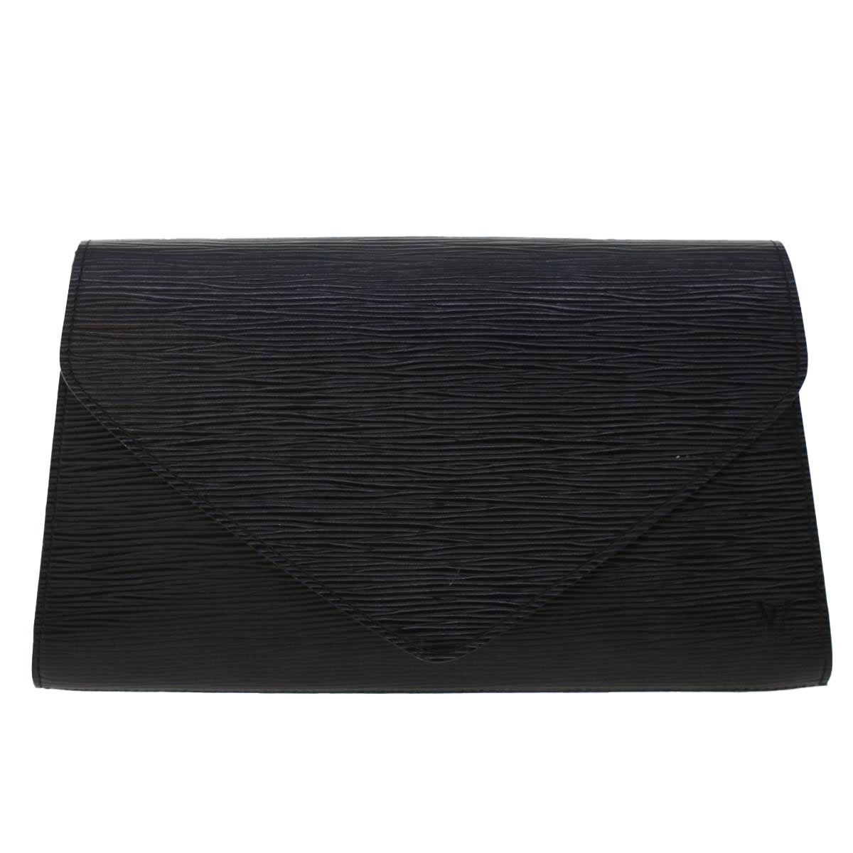 LOUIS VUITTON Epi Art Deco Clutch Bag Black M52632 LV bs6581