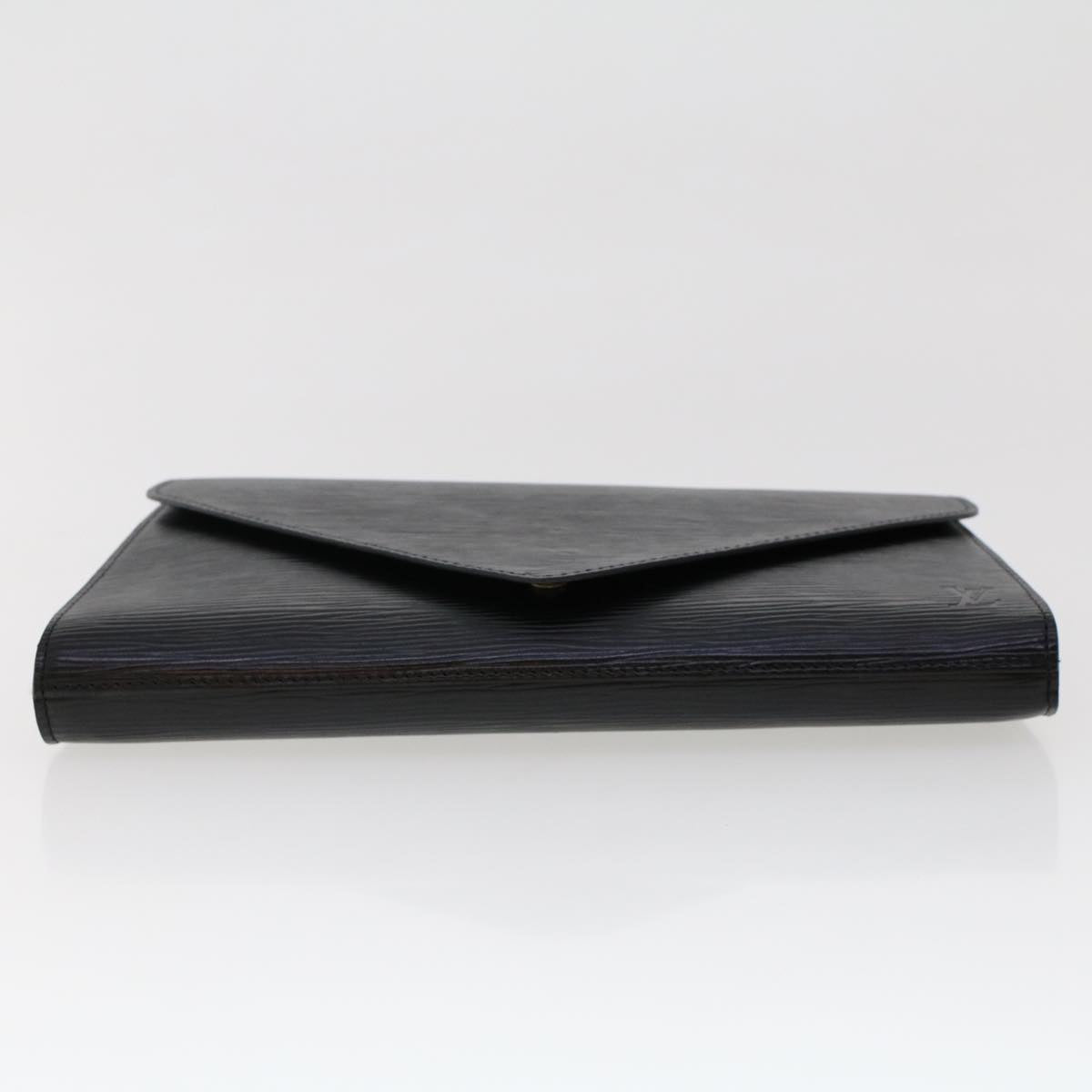 LOUIS VUITTON Epi Art Deco Clutch Bag Black M52632 LV bs6581