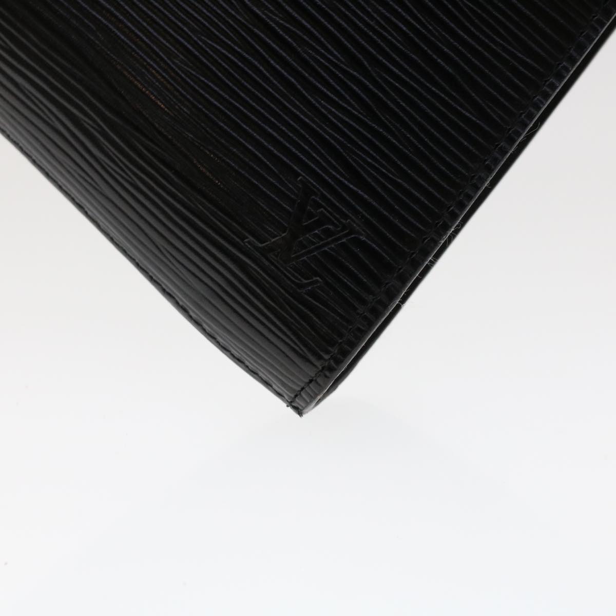 LOUIS VUITTON Epi Art Deco Clutch Bag Black M52632 LV bs6581