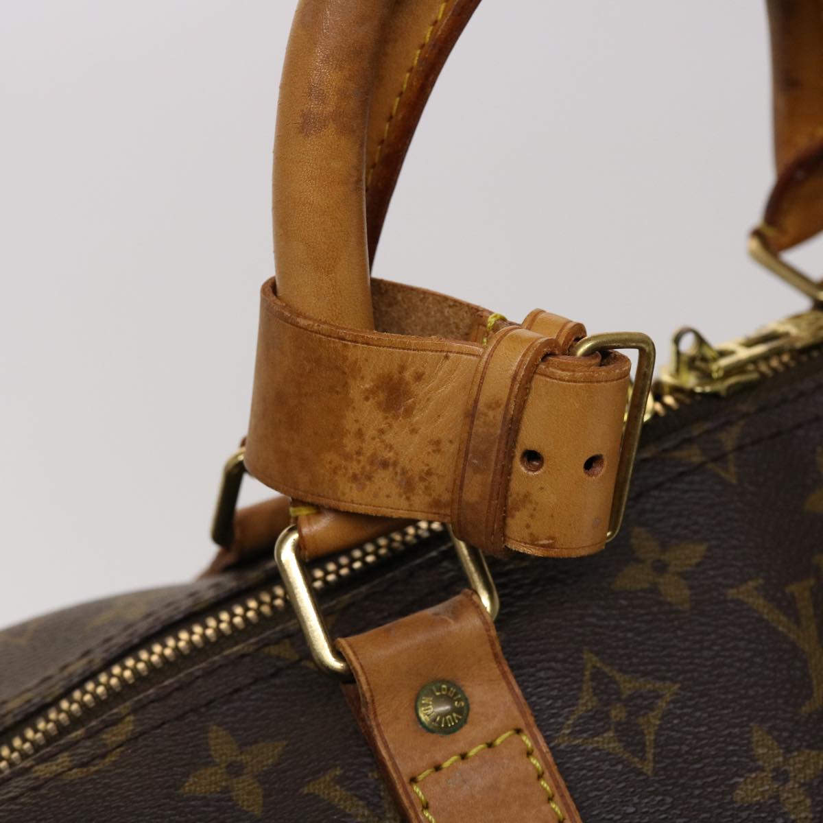 LOUIS VUITTON Monogram Keepall 55 Boston Bag M41424 LV bs6583