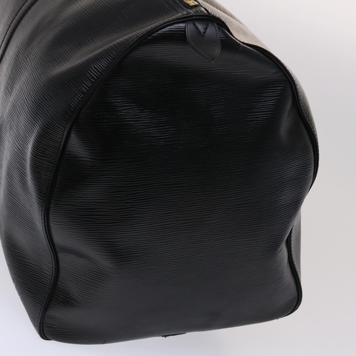 LOUIS VUITTON Epi Keepall 60 Boston Bag Noir M42942 LV bs6593