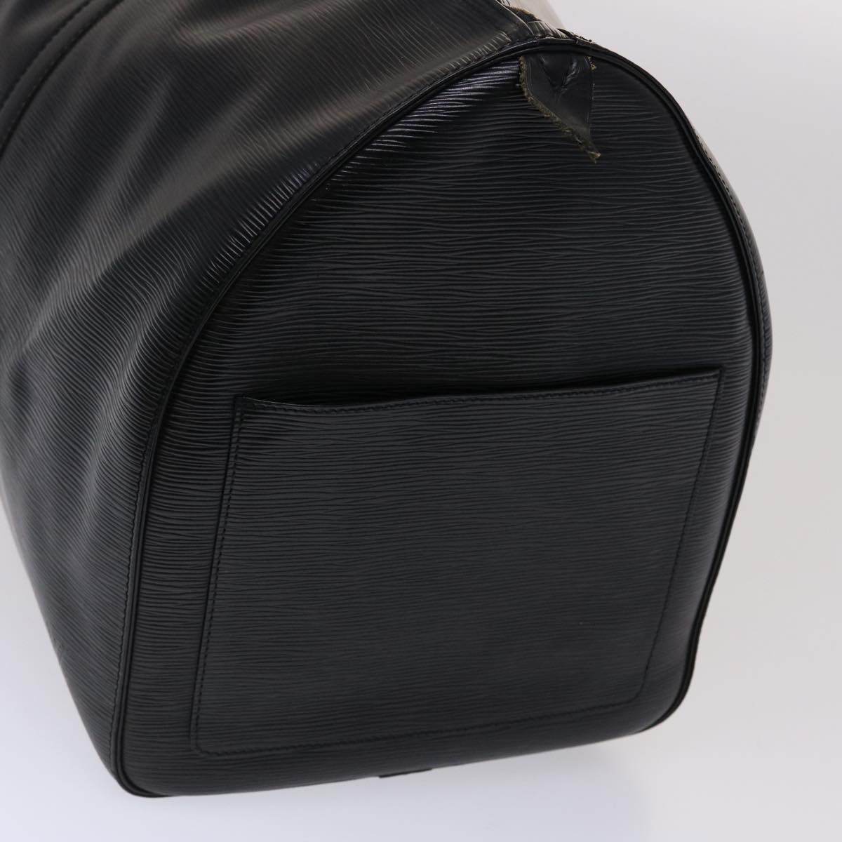 LOUIS VUITTON Epi Keepall 60 Boston Bag Noir M42942 LV bs6593
