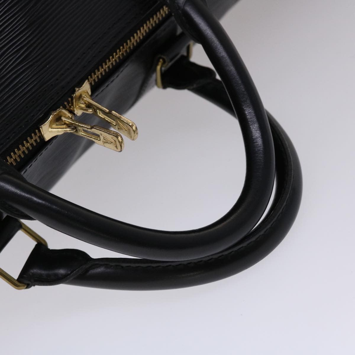 LOUIS VUITTON Epi Keepall 60 Boston Bag Noir M42942 LV bs6593