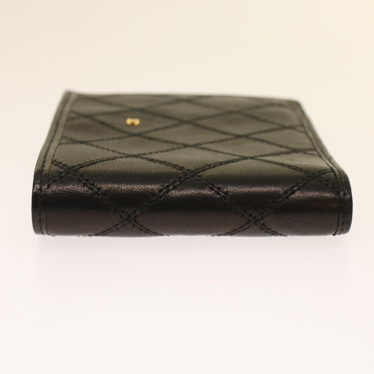 Luxury Chanel Bicolole Wallet Leather Black CC  bs6820