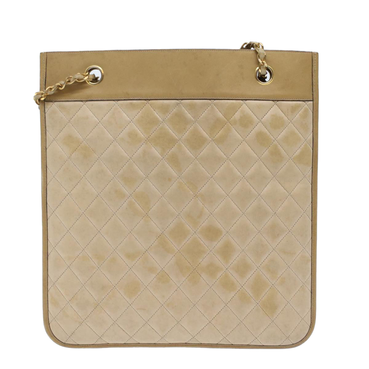 Luxury Chanel Chain Shoulder Bag Lamb Skin Beige CC  bs6968