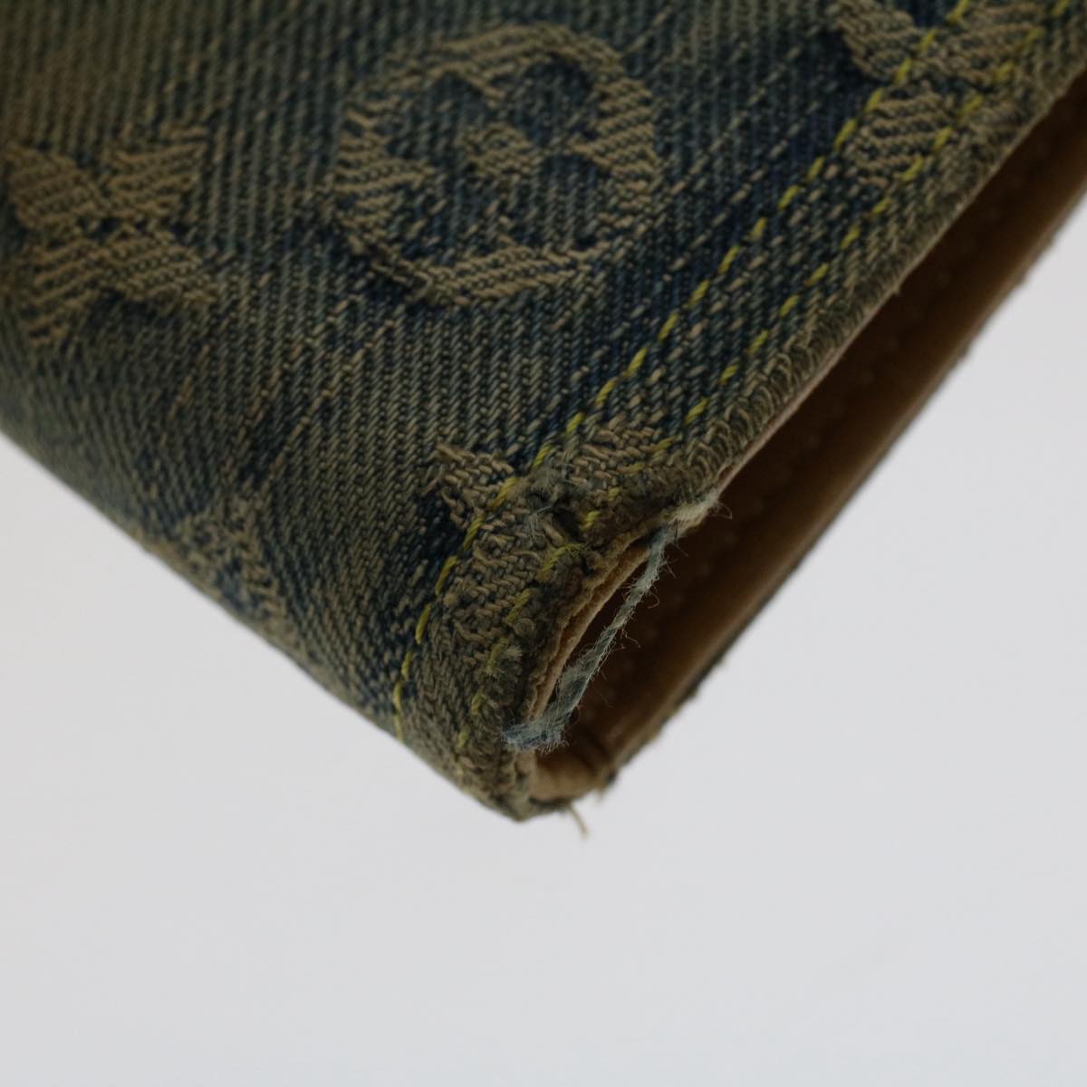 LOUIS VUITTON Monogram Denim Portefeuille Amelia Wallet Blue M95511 bs7449