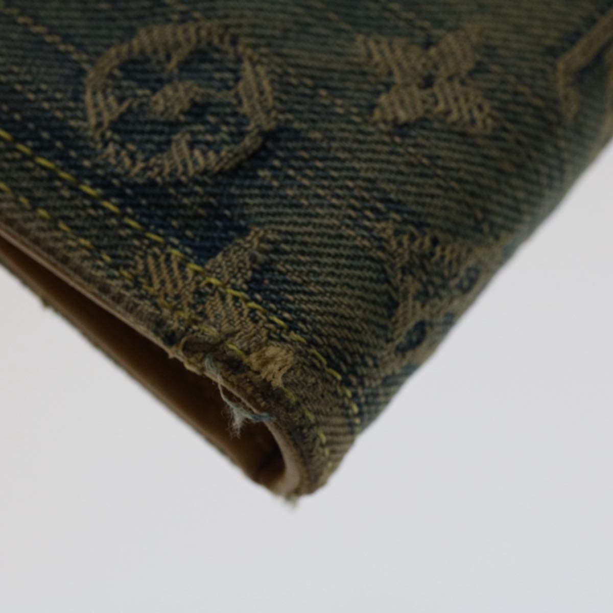 LOUIS VUITTON Monogram Denim Portefeuille Amelia Wallet Blue M95511 bs7449