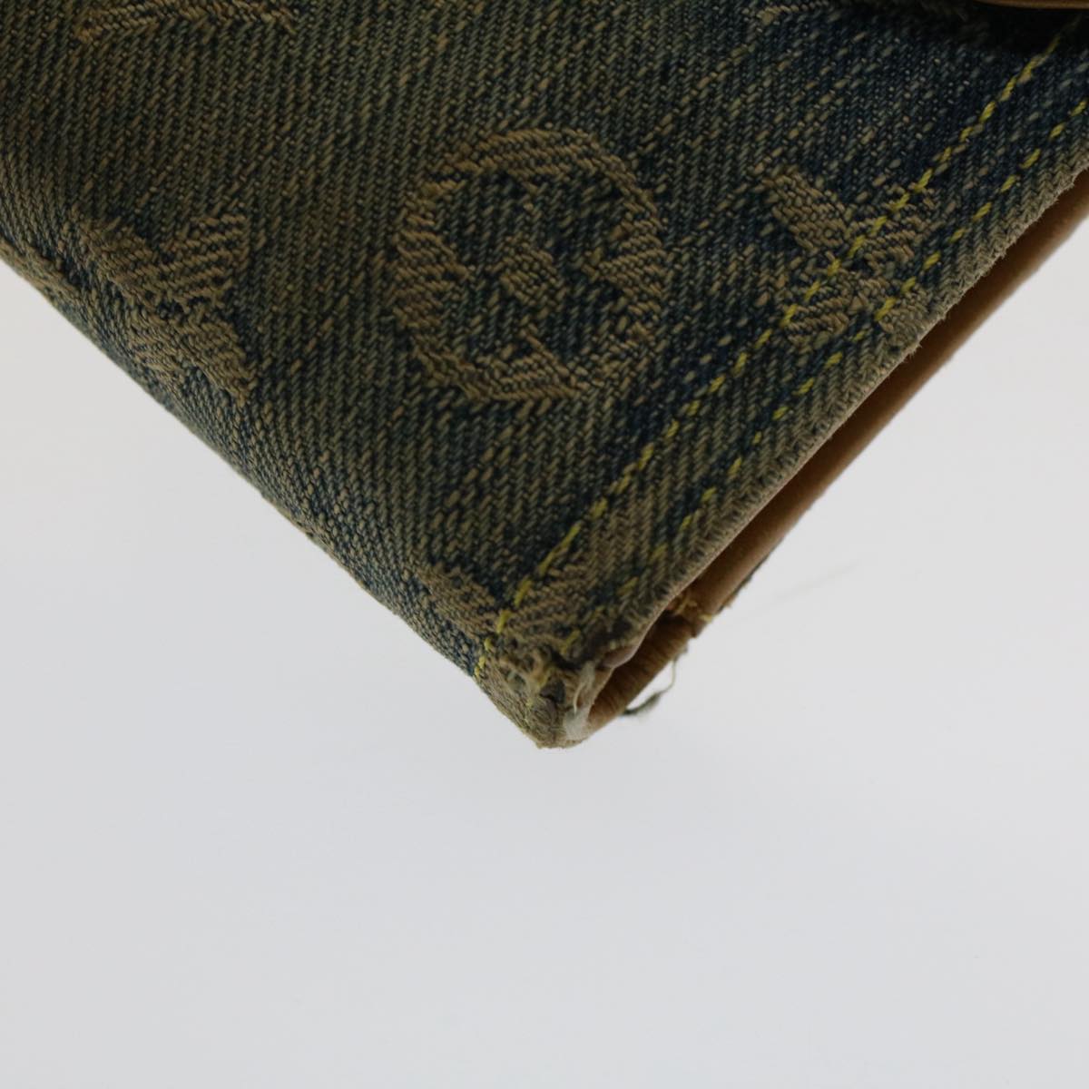 LOUIS VUITTON Monogram Denim Portefeuille Amelia Wallet Blue M95511 bs7449