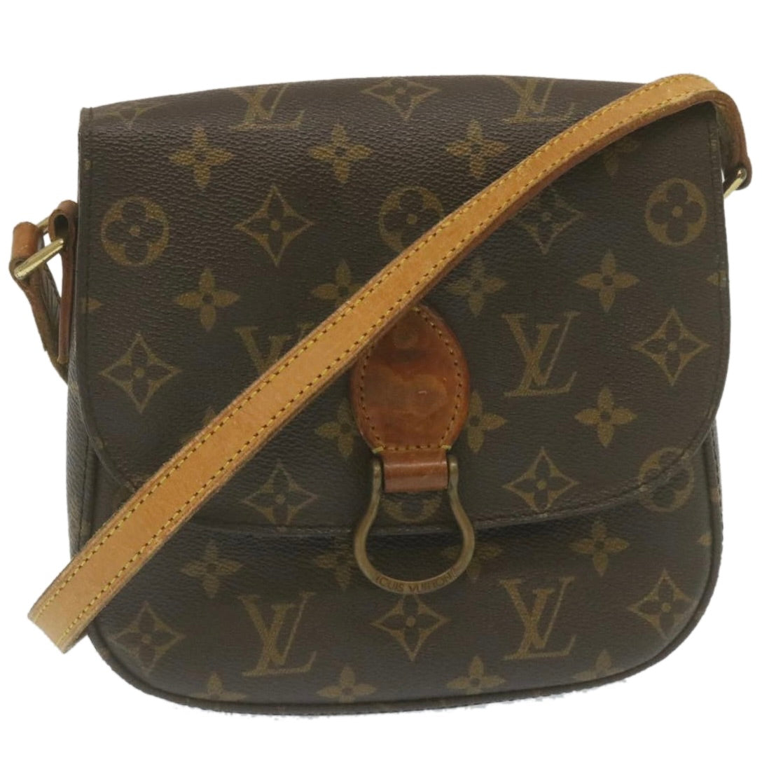 LOUIS VUITTON Monogram Saint Cloud MM Shoulder Bag M51243 LV bs770