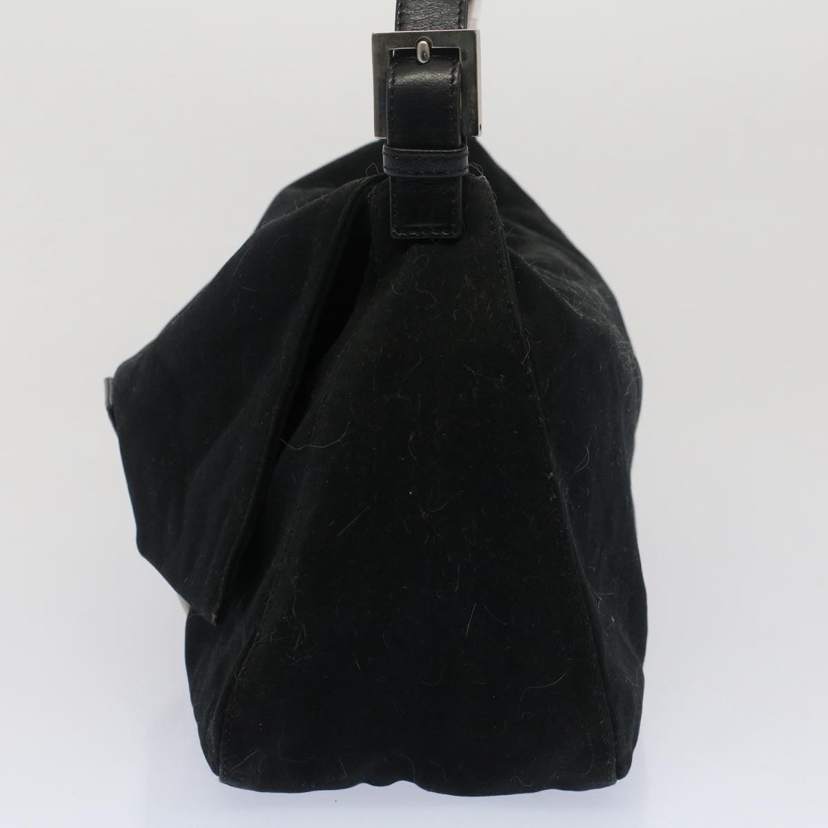 Luxury FendiMamma Baguette Shoulder Bag Nylon Black 2355 26325 009bs7910