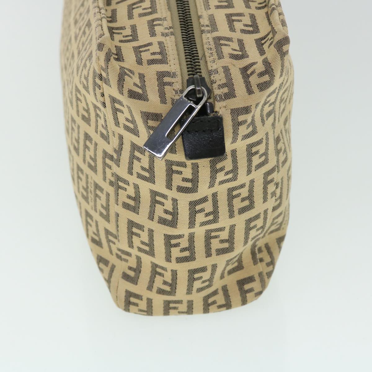 Luxury FendiZucchino Canvas Hand Bag Beigebs8088