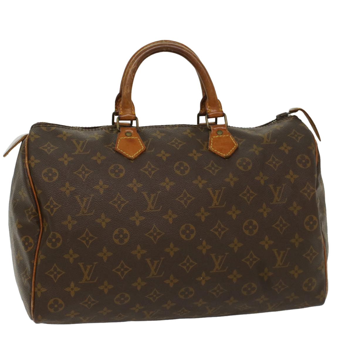 LOUIS VUITTON Monogram Speedy 35 Hand Bag Vintage M41524 LV bs8151