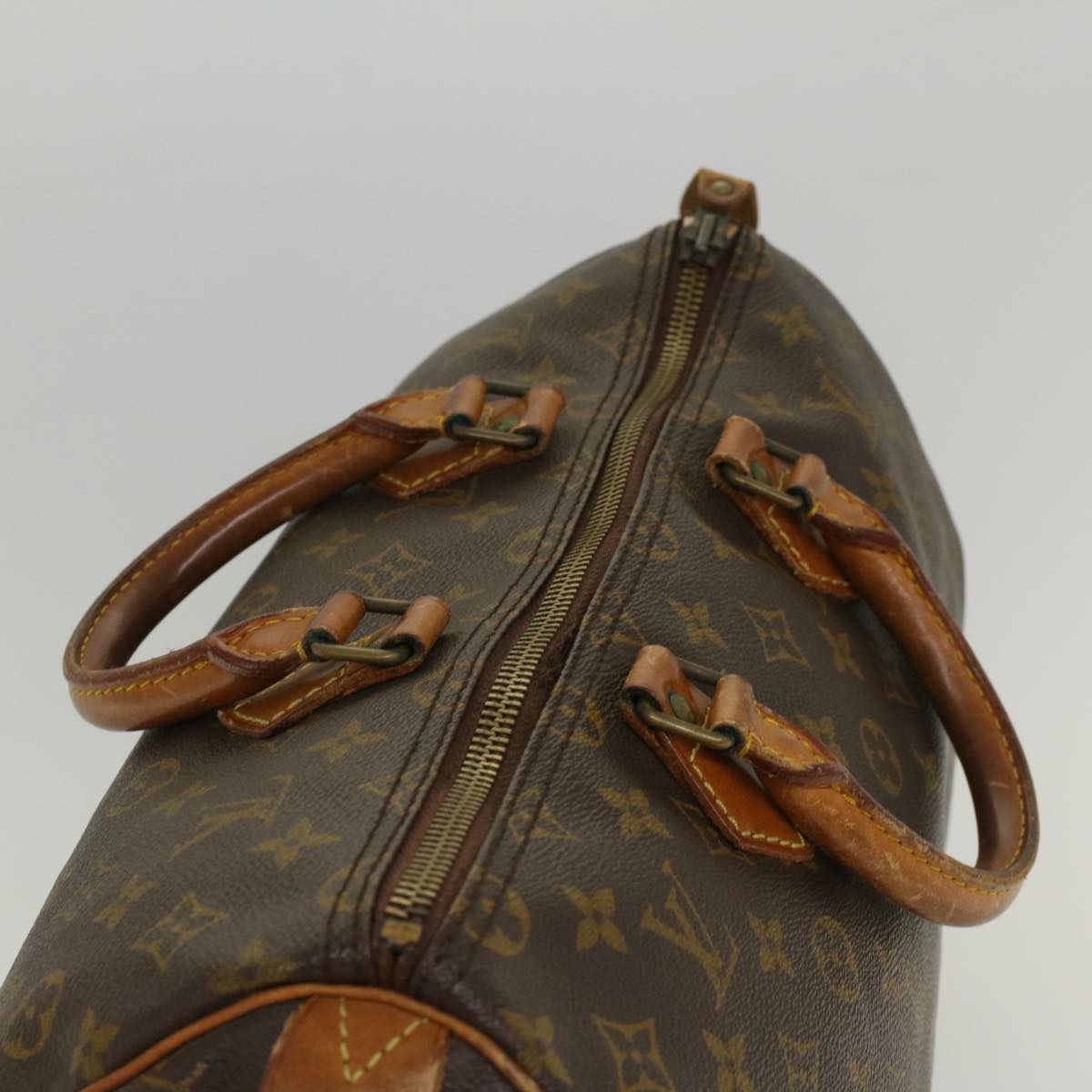 LOUIS VUITTON Monogram Speedy 35 Hand Bag Vintage M41524 LV bs8151