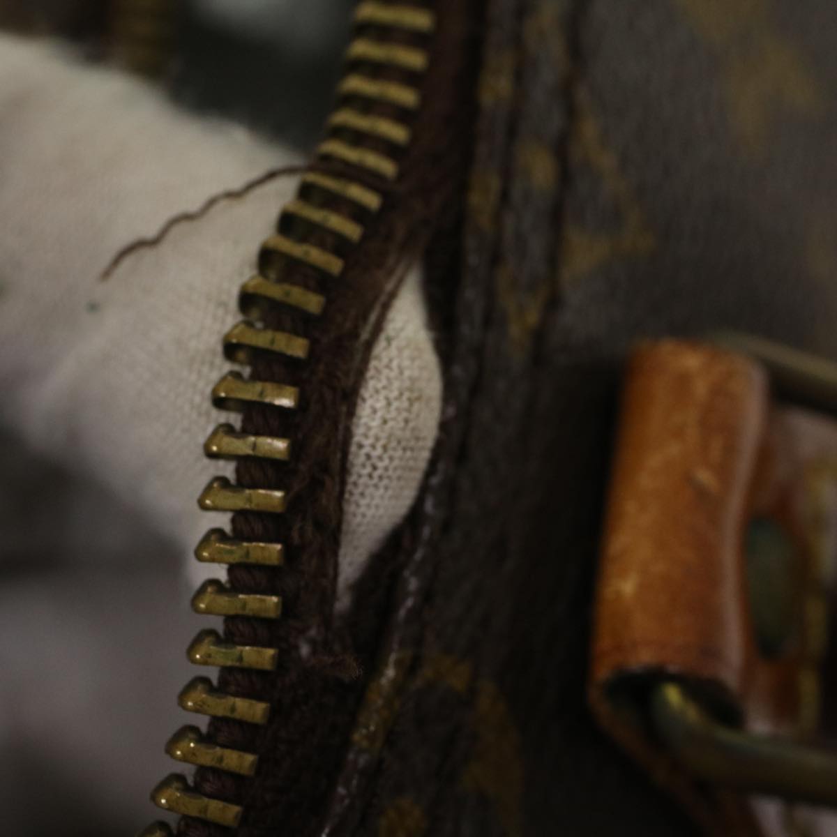 LOUIS VUITTON Monogram Speedy 35 Hand Bag Vintage M41524 LV bs8151