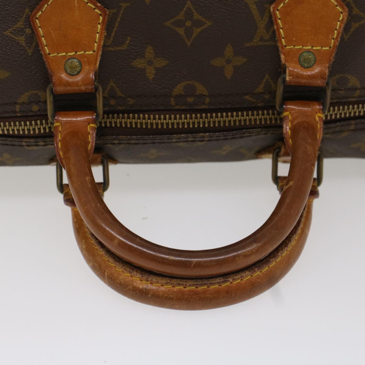 LOUIS VUITTON Monogram Speedy 35 Hand Bag Vintage M41524 LV bs8151