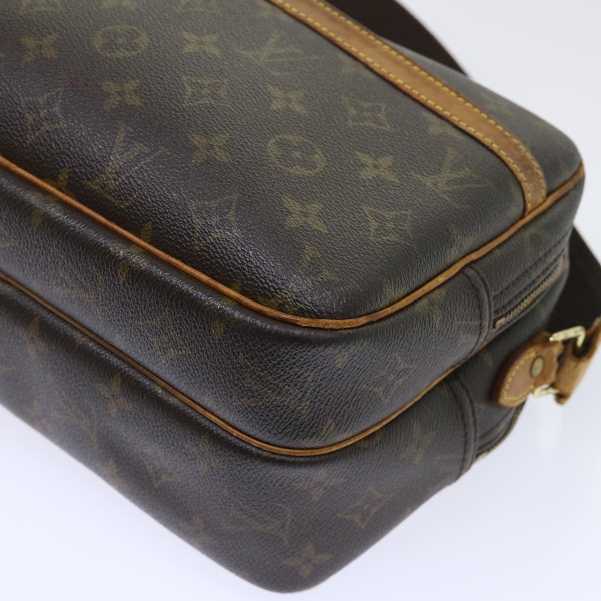 LOUIS VUITTON Monogram Reporter PM Shoulder Bag M45254 LV bs8178