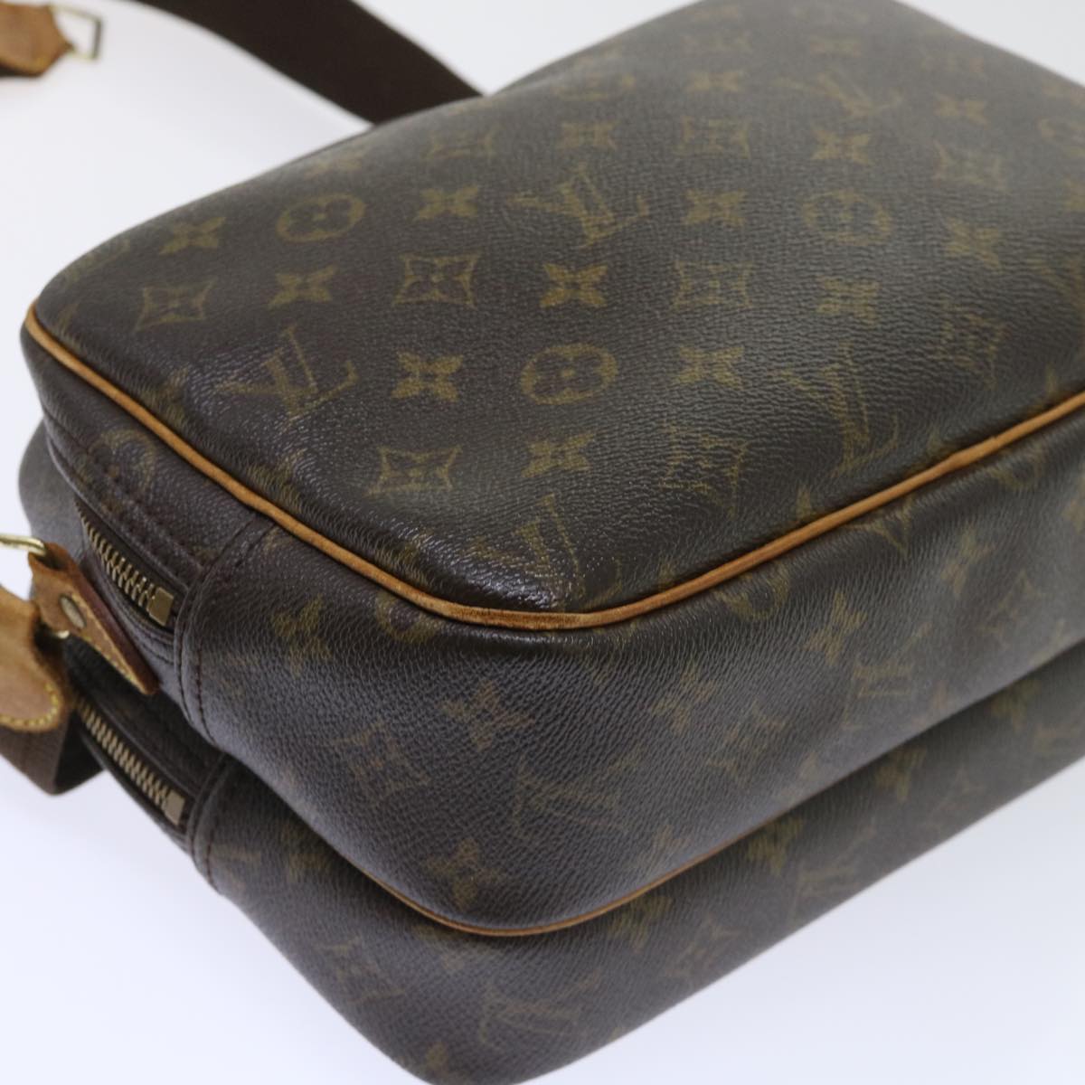 LOUIS VUITTON Monogram Reporter PM Shoulder Bag M45254 LV bs8178