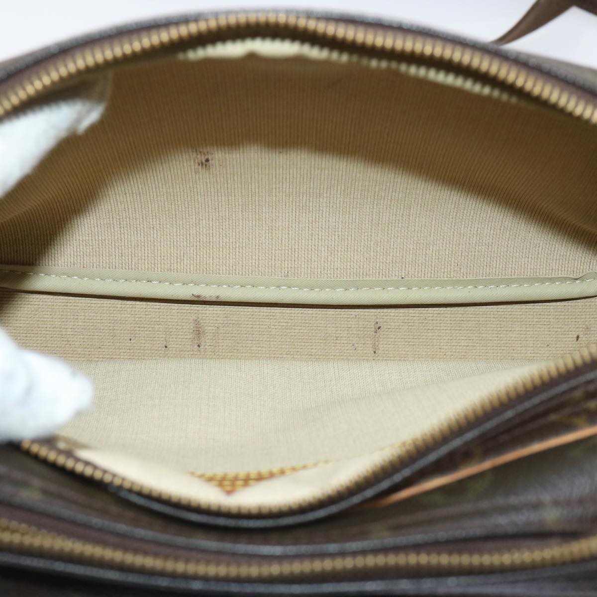 LOUIS VUITTON Monogram Reporter PM Shoulder Bag M45254 LV bs8178