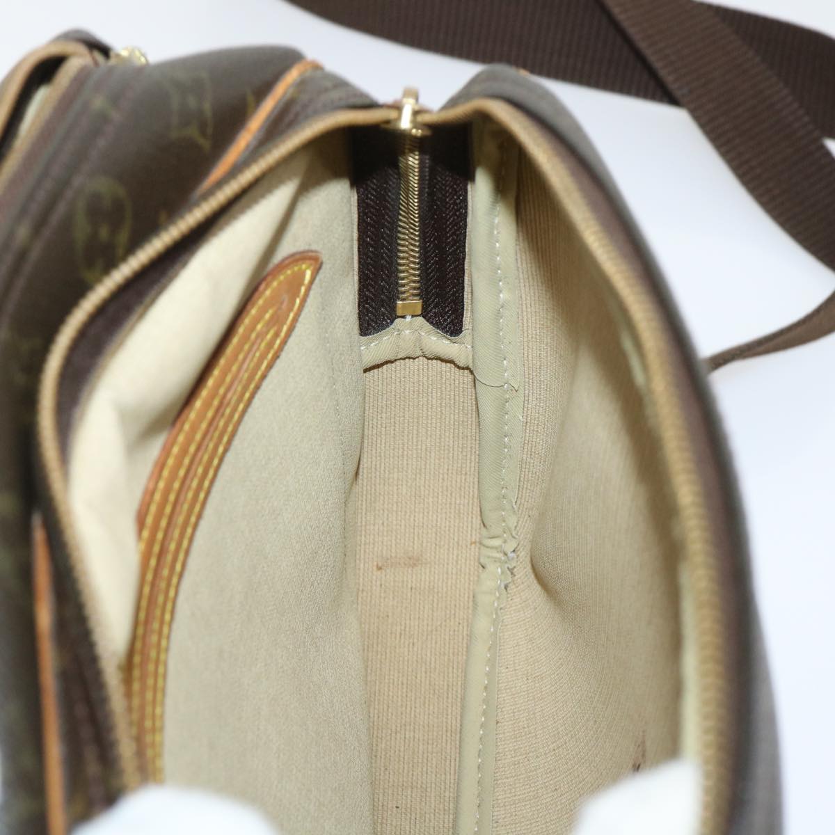 LOUIS VUITTON Monogram Reporter PM Shoulder Bag M45254 LV bs8178