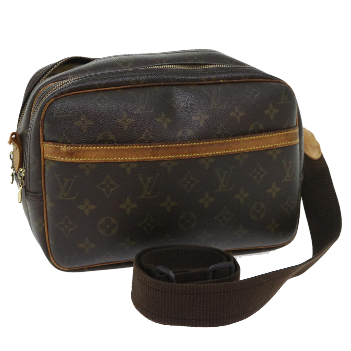 LOUIS VUITTON Monogram Reporter PM Shoulder Bag M45254 LV bs8178