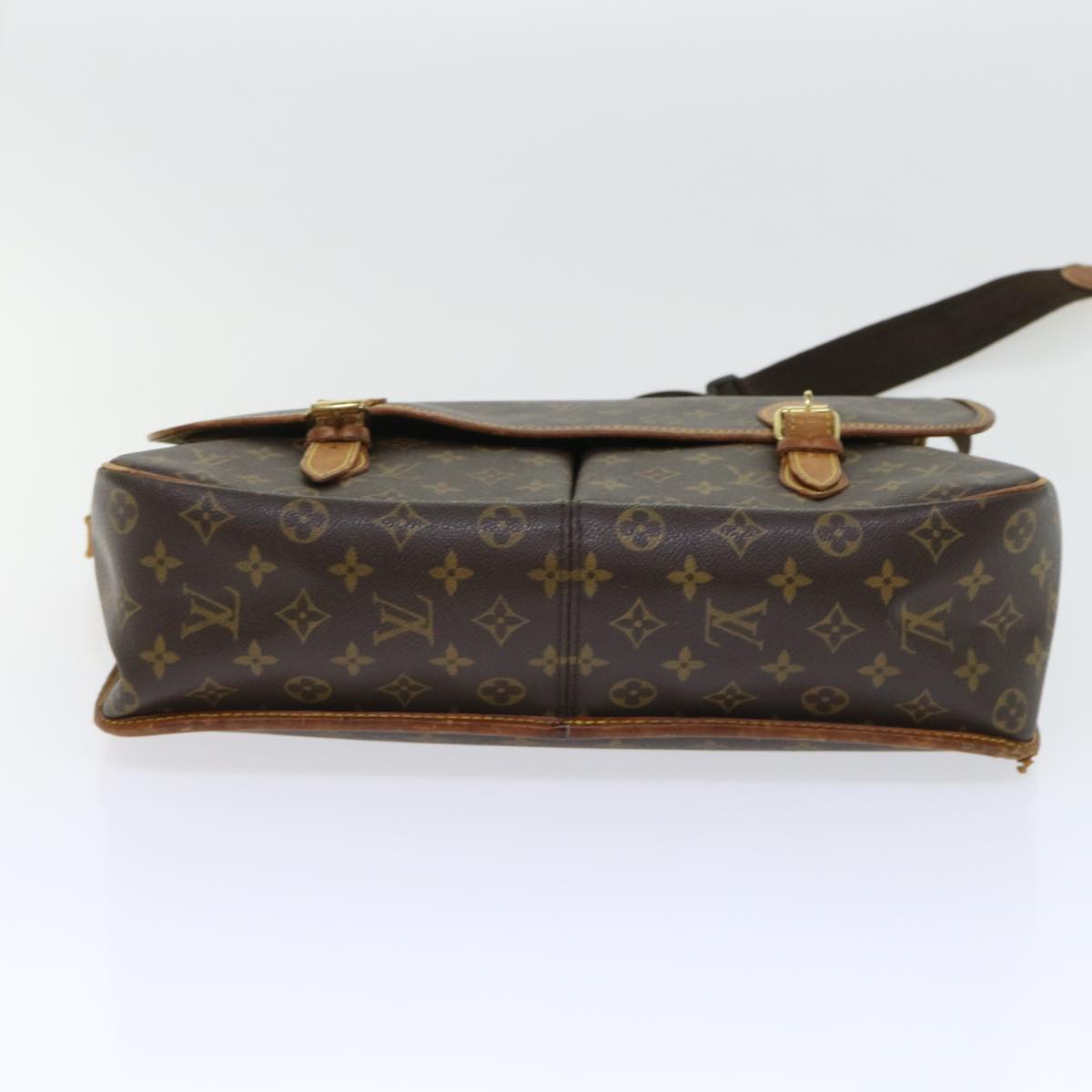 LOUIS VUITTON Monogram Gibeciere GM Shoulder Bag M42246 LV bs8180