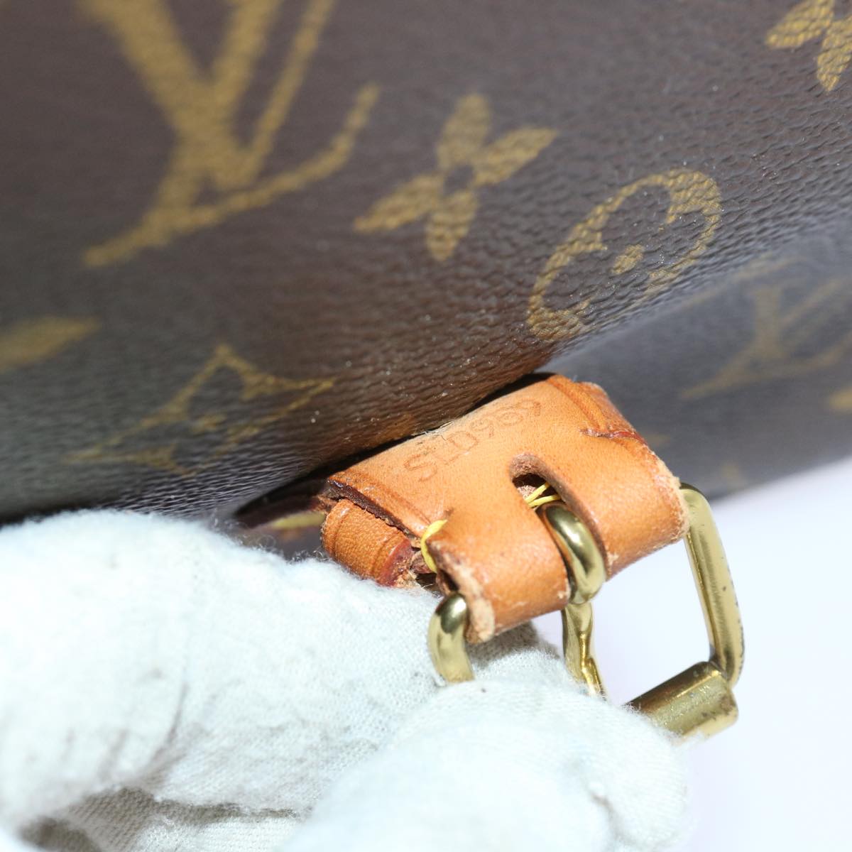 LOUIS VUITTON Monogram Gibeciere GM Shoulder Bag M42246 LV bs8180
