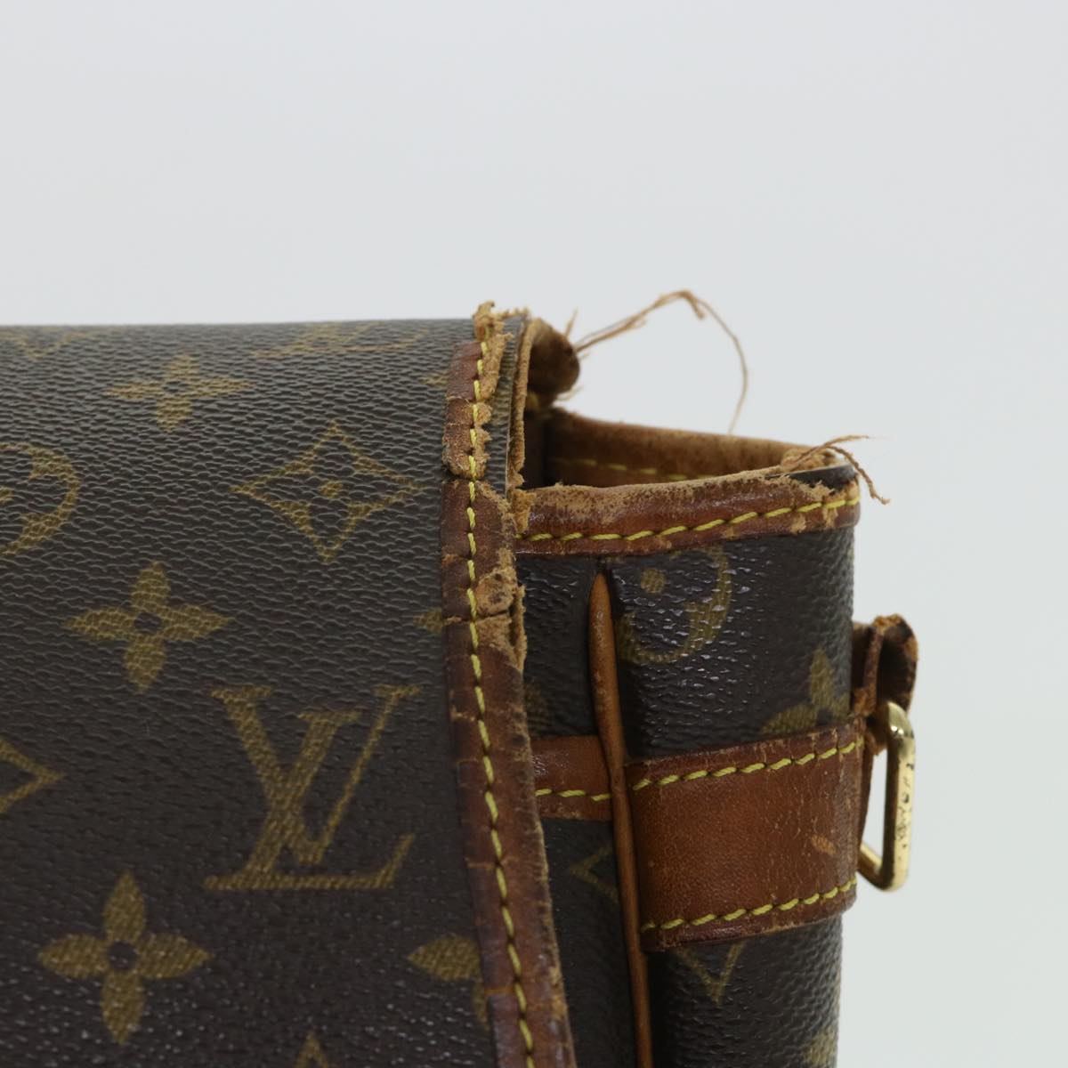 LOUIS VUITTON Monogram Gibeciere GM Shoulder Bag M42246 LV bs8180