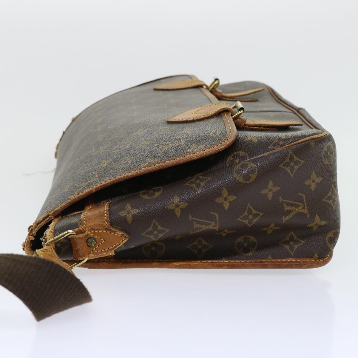 LOUIS VUITTON Monogram Gibeciere GM Shoulder Bag M42246 LV bs8180