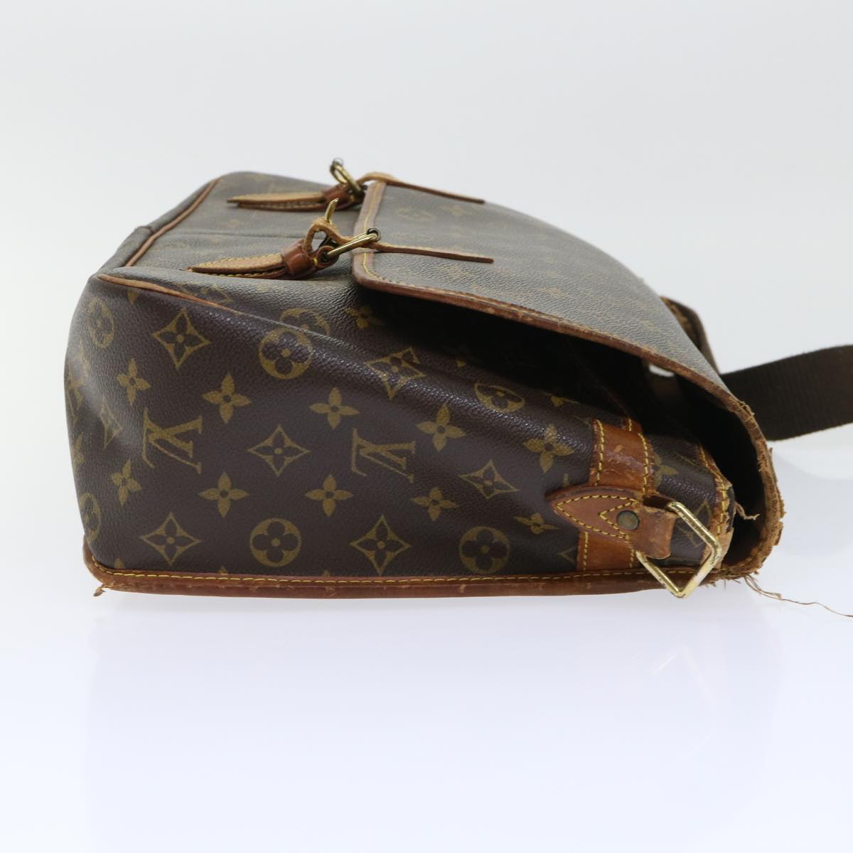LOUIS VUITTON Monogram Gibeciere GM Shoulder Bag M42246 LV bs8180