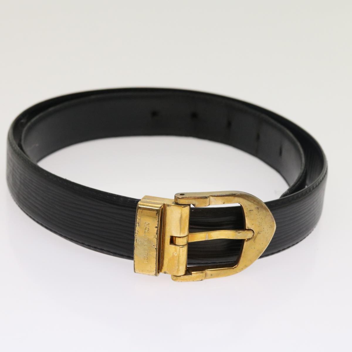 LOUIS VUITTON Monogram Multicolor Epi Belt 2Set White Black LV bs8257
