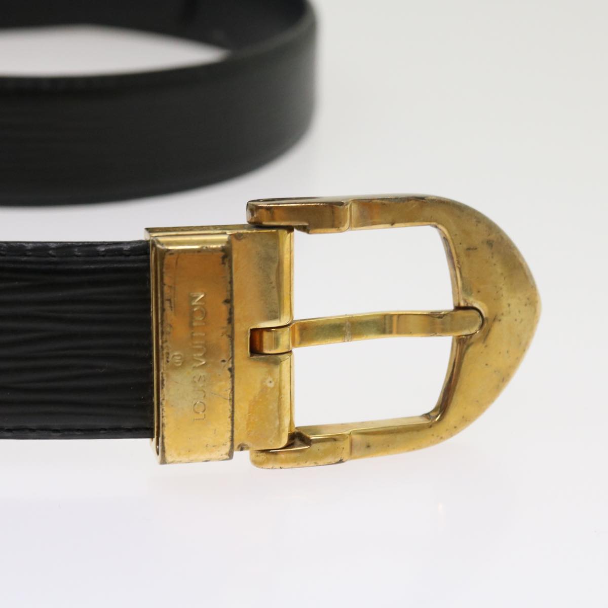 LOUIS VUITTON Monogram Multicolor Epi Belt 2Set White Black LV bs8257