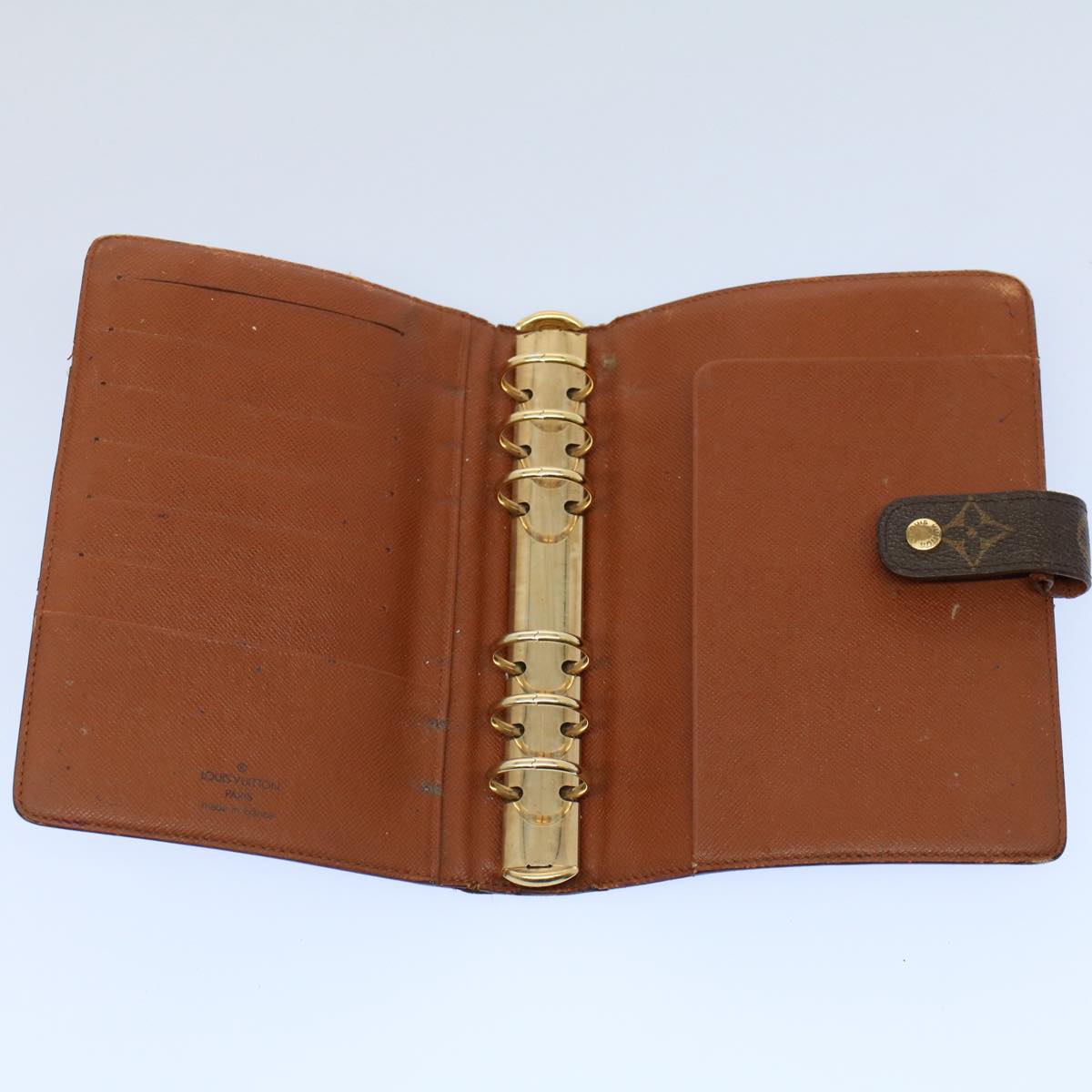LOUIS VUITTON Monogram Agenda MM Day Planner Cover R20105 LV bs8262
