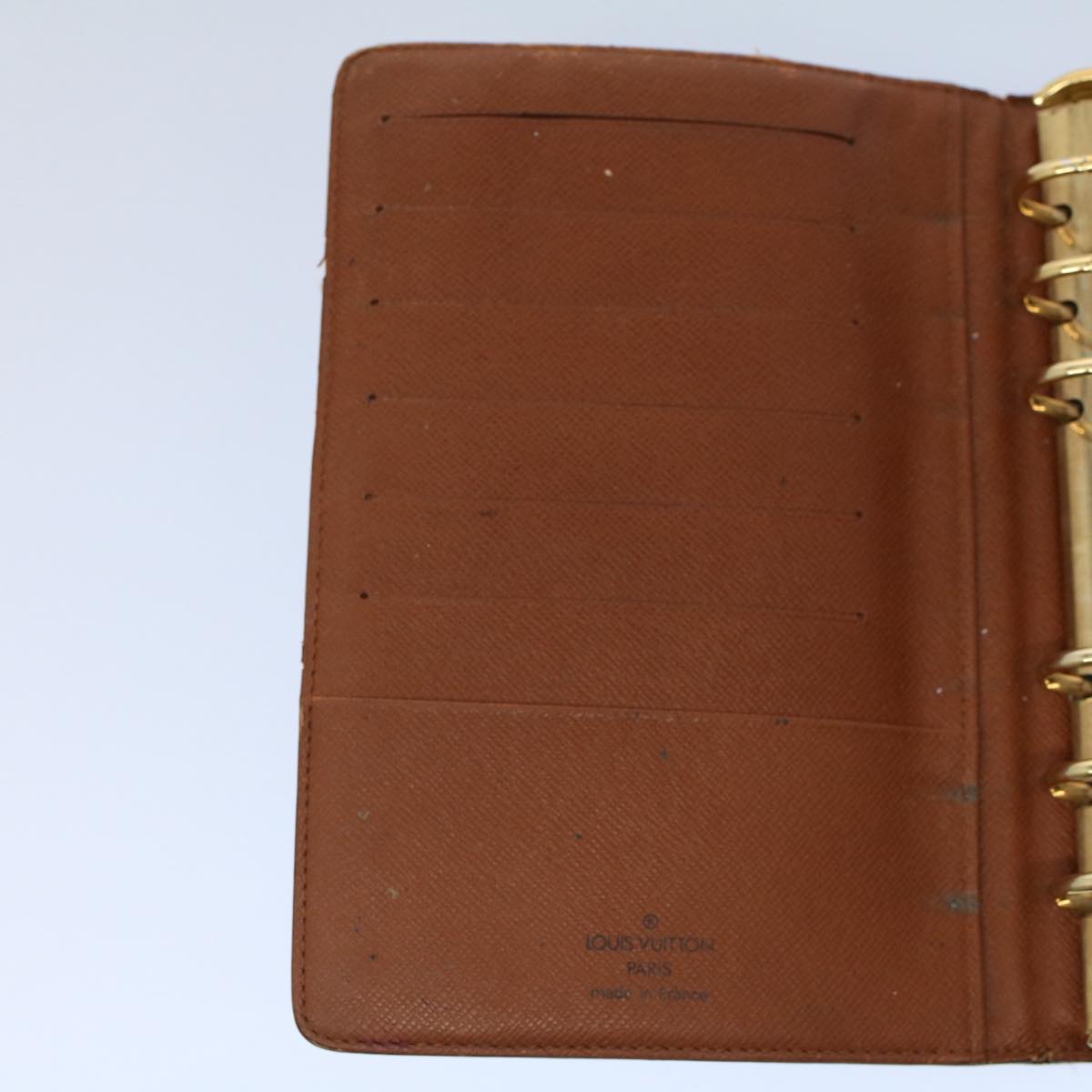 LOUIS VUITTON Monogram Agenda MM Day Planner Cover R20105 LV bs8262