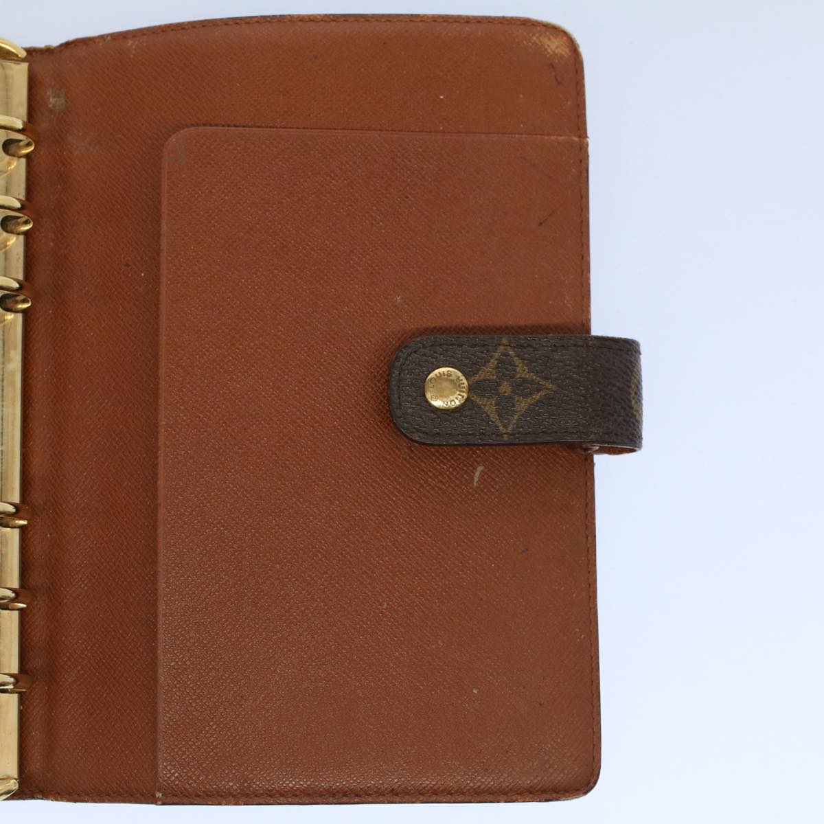 LOUIS VUITTON Monogram Agenda MM Day Planner Cover R20105 LV bs8262