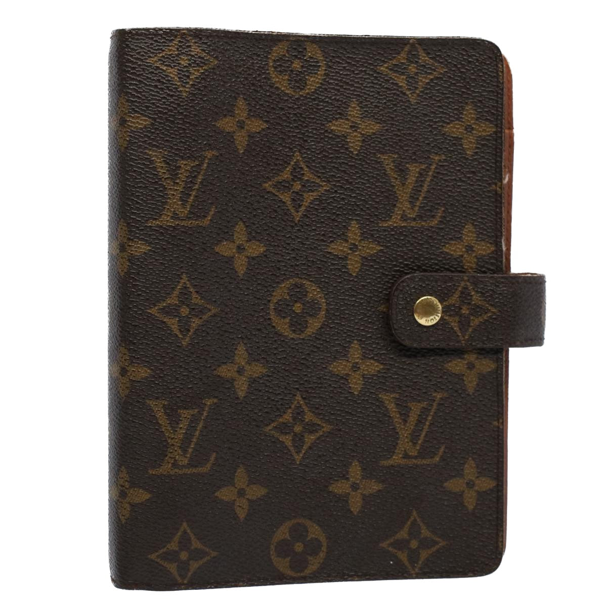 LOUIS VUITTON Monogram Agenda MM Day Planner Cover R20105 LV bs8262