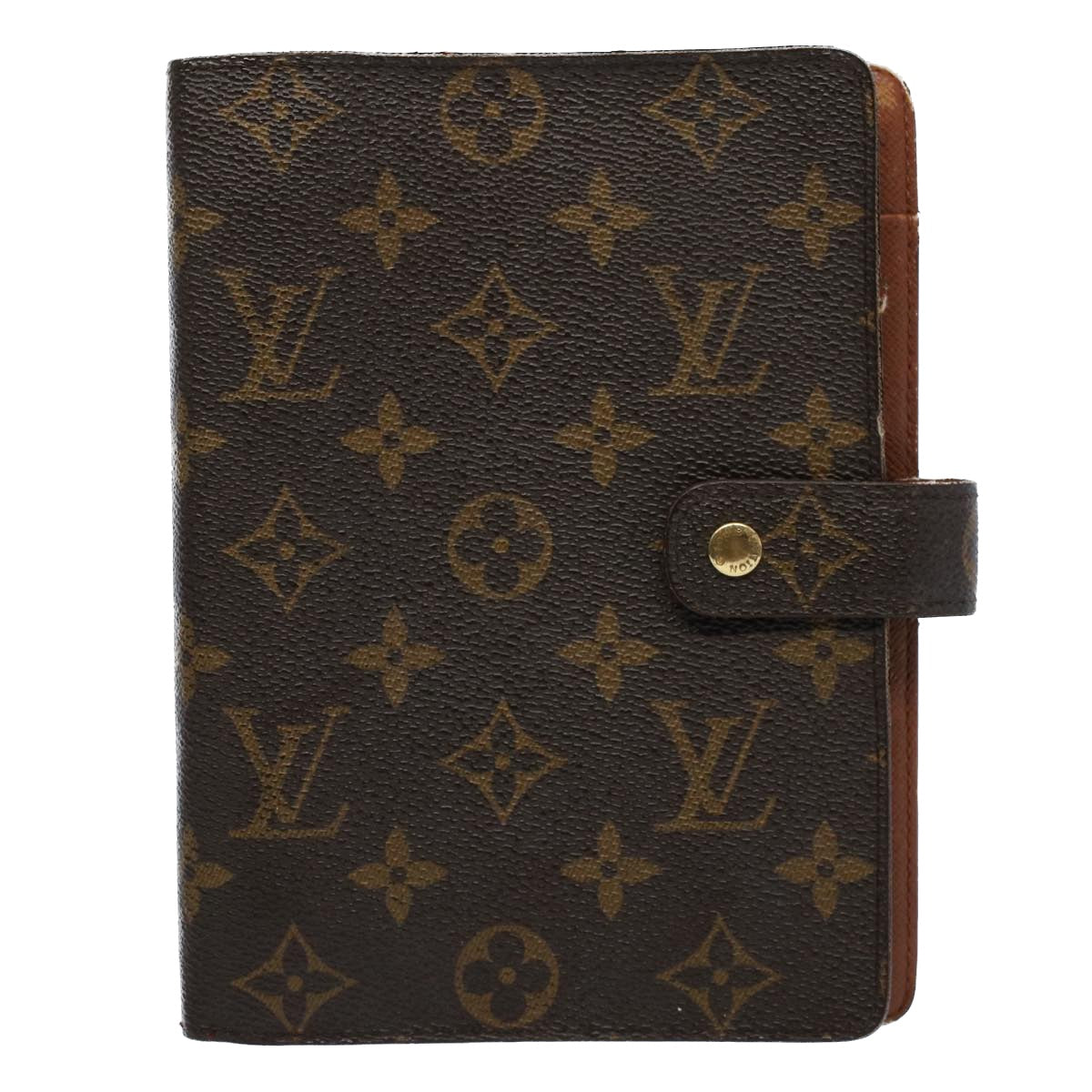 LOUIS VUITTON Monogram Agenda MM Day Planner Cover R20105 LV bs8262