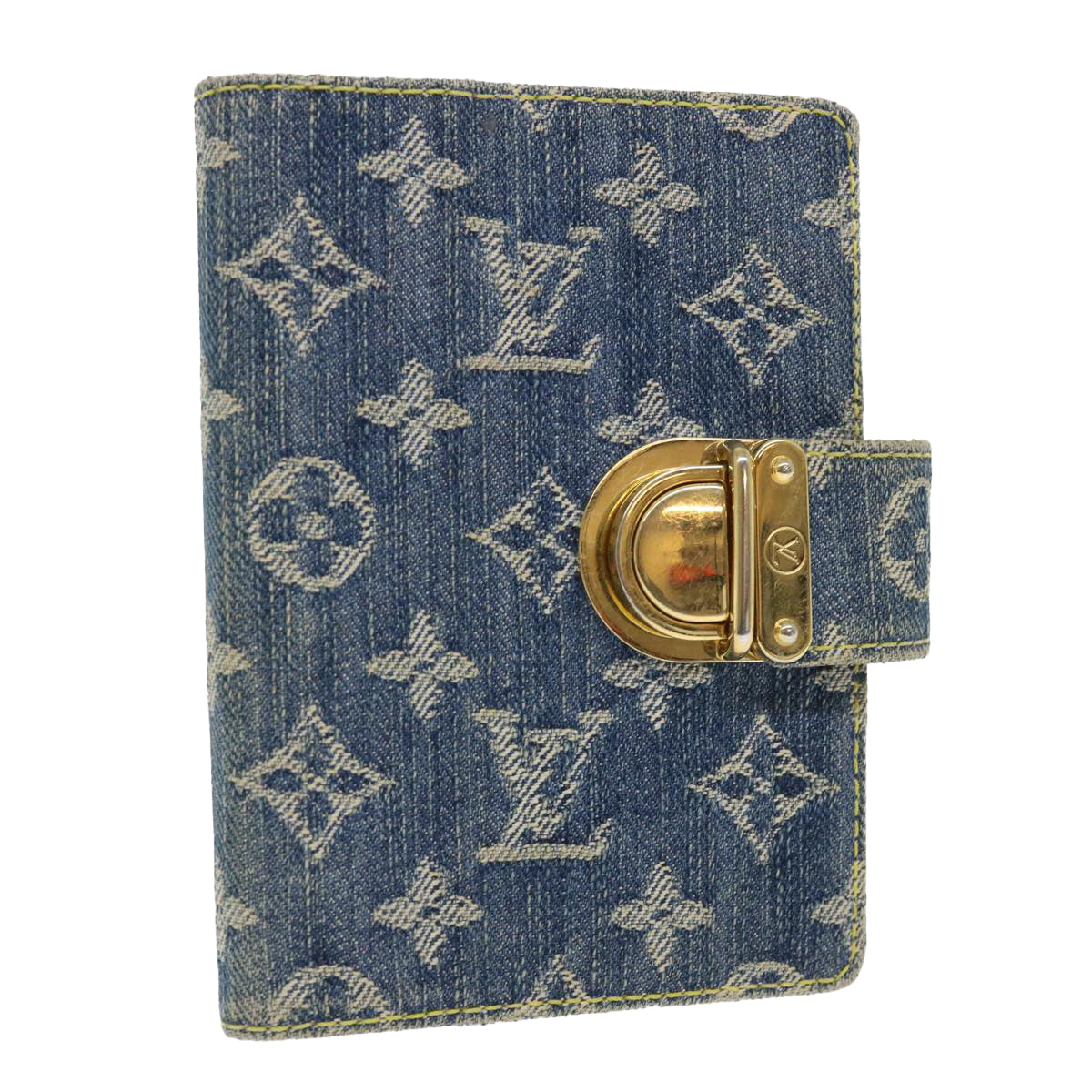 LOUIS VUITTON Monogram Denim Agenda PM Day Planner Cover R20010 LV bs8292