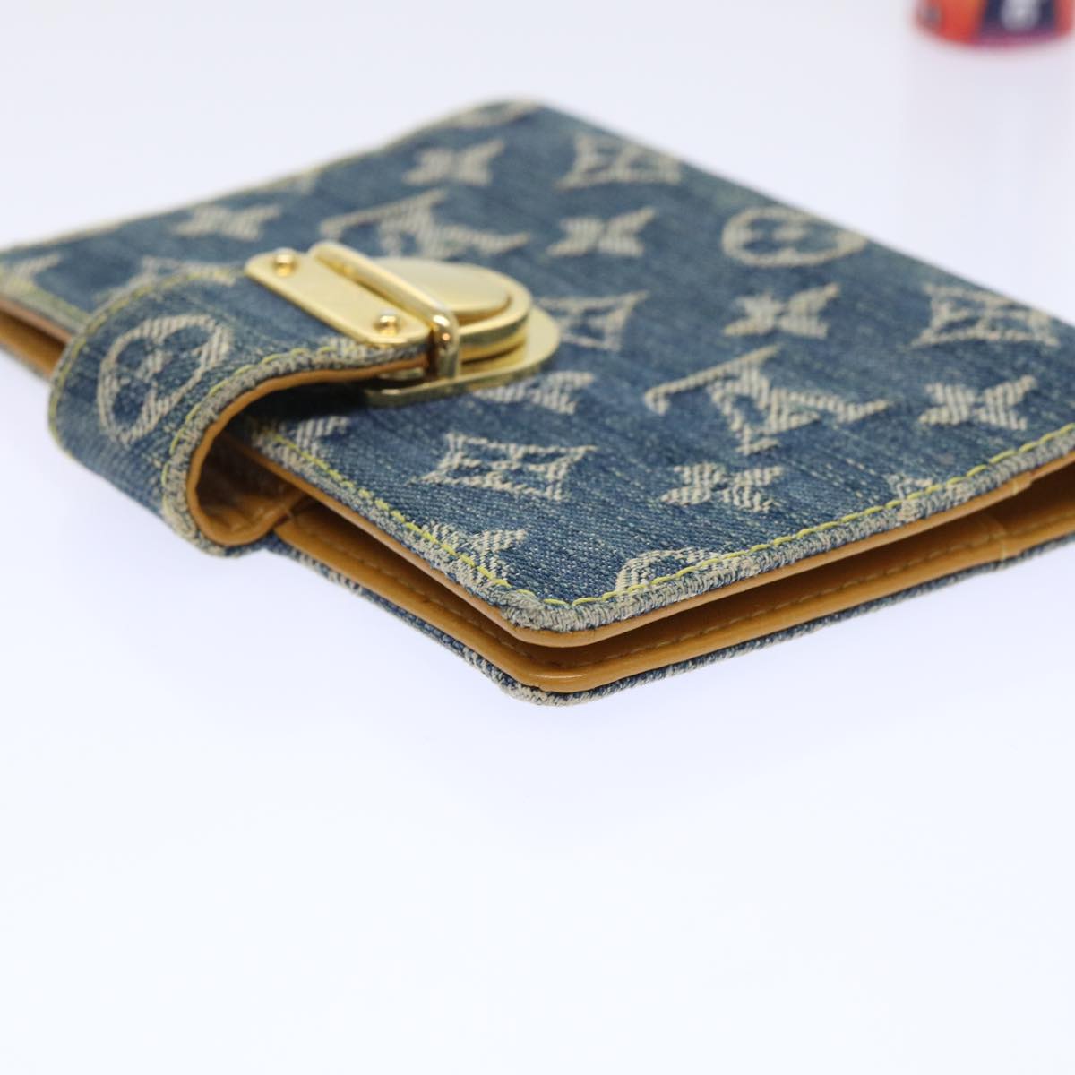 LOUIS VUITTON Monogram Denim Agenda PM Day Planner Cover R20010 LV bs8292