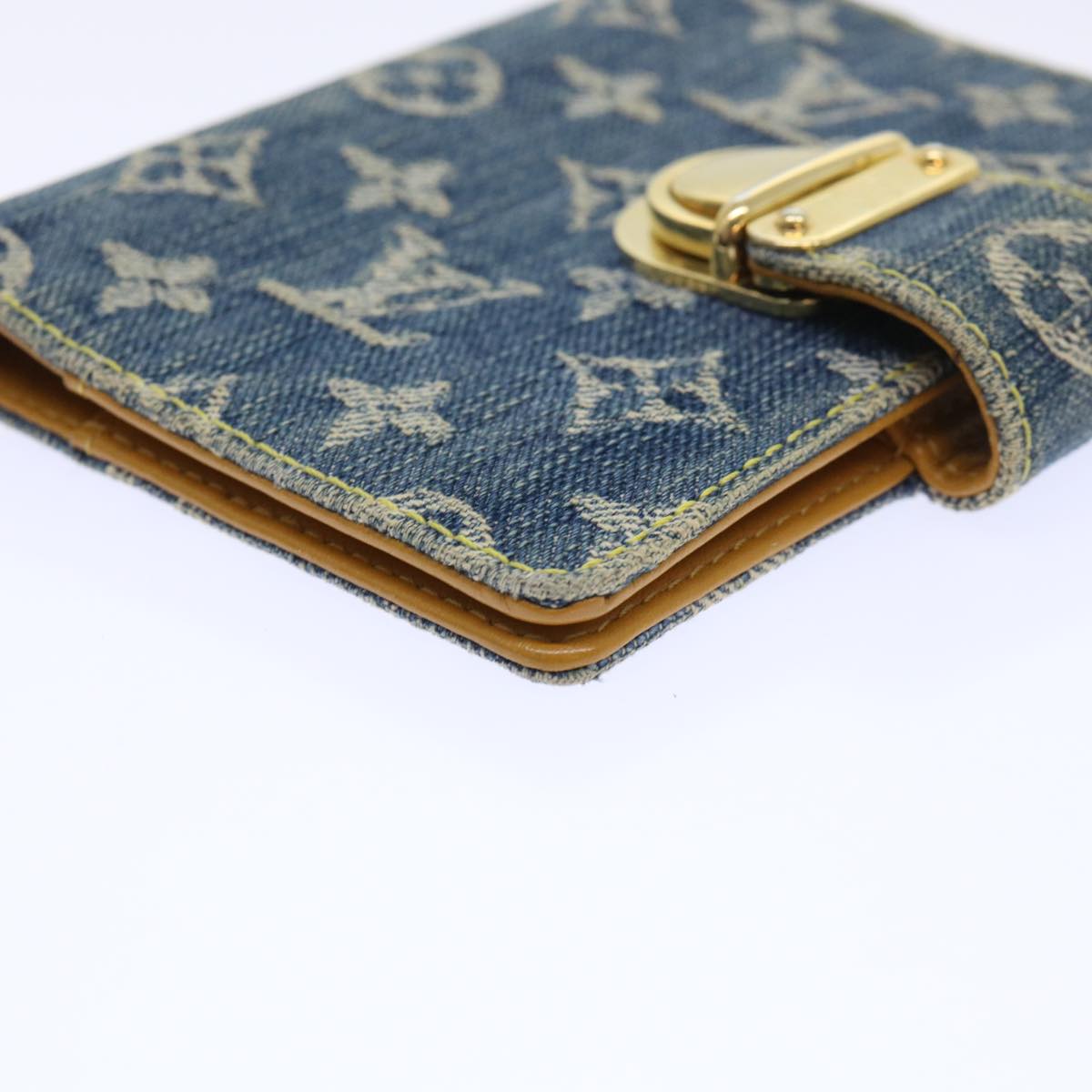 LOUIS VUITTON Monogram Denim Agenda PM Day Planner Cover R20010 LV bs8292