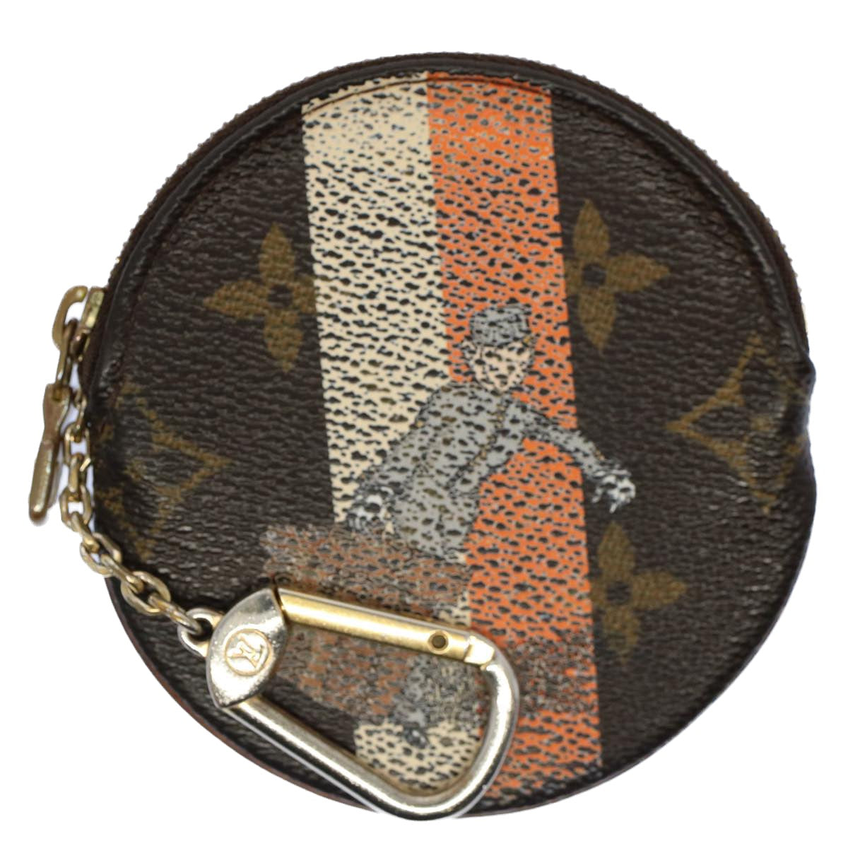 LOUIS VUITTON Monogram Groom Porte Monnaie Coin Purse M60037 LV bs8312