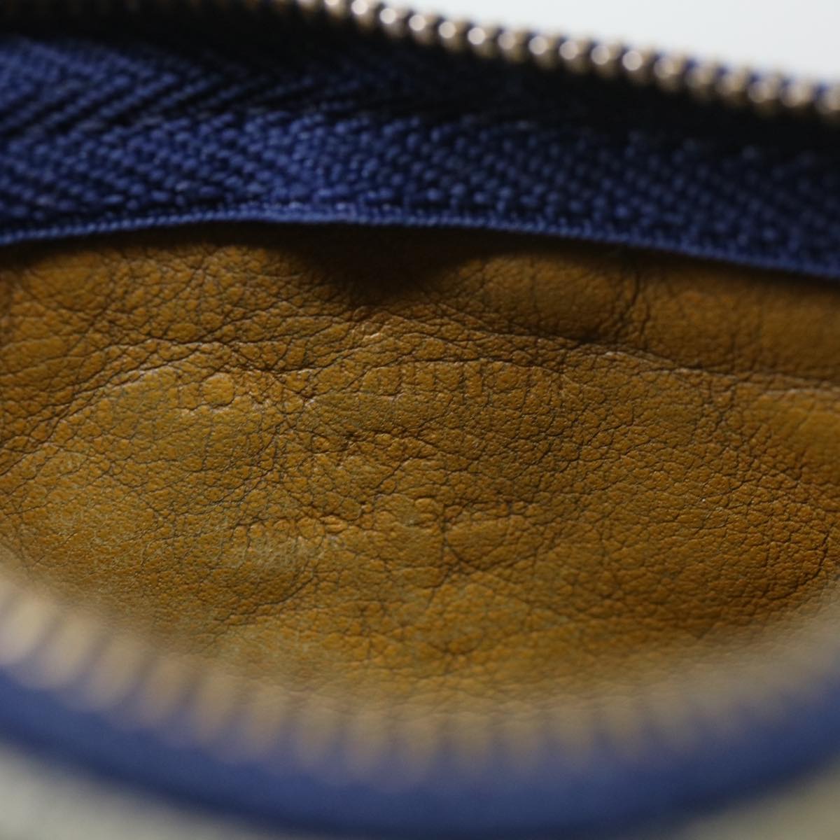 LOUIS VUITTON Monogram Denim Pochette Cles Coin Purse Blue M95343 LV bs8324