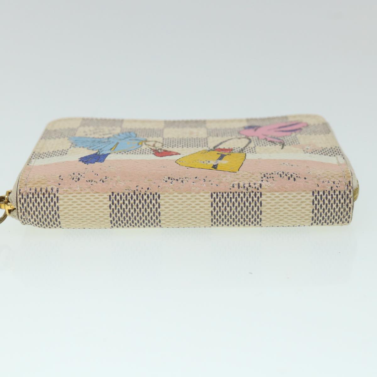 LOUIS VUITTON Damier Azur Zippy Coin Purse N60138 LV bs8328