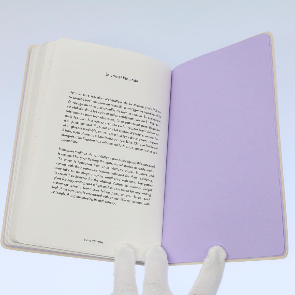 LOUIS VUITTON Escal Kai Eclamance Note Cover Purple Pink GI0487 LV bs8329
