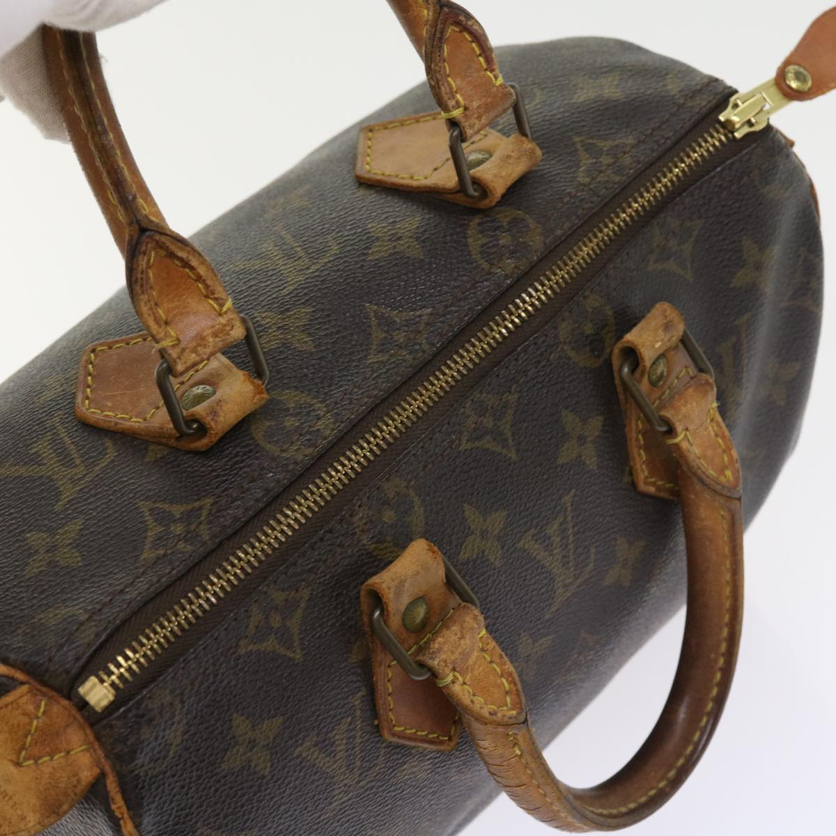 LOUIS VUITTON Monogram Speedy 25 Hand Bag M41528 LV bs8330