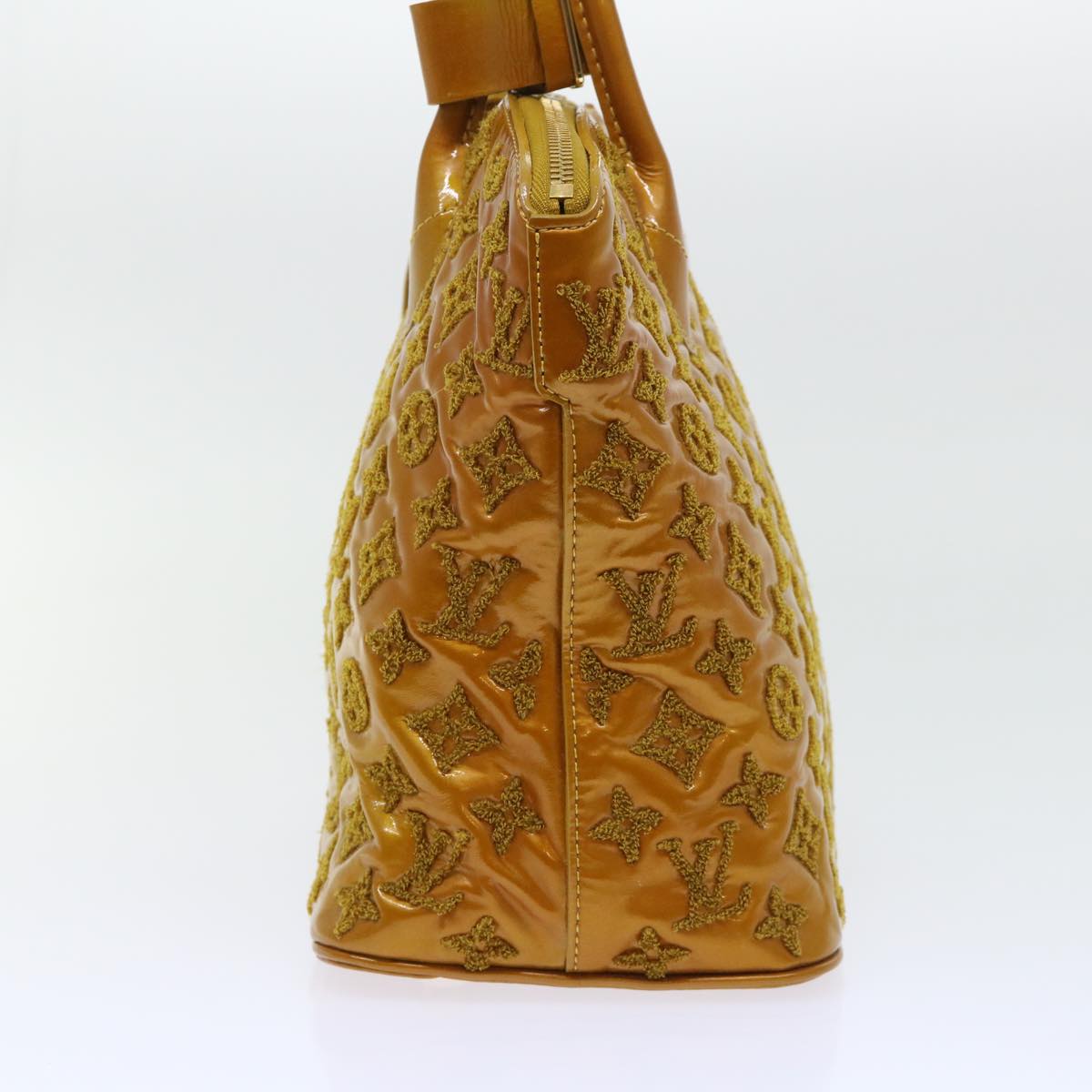 LOUIS VUITTON Fascination Lockit Booklet Bag Gold Tone M40602 LV bs8345