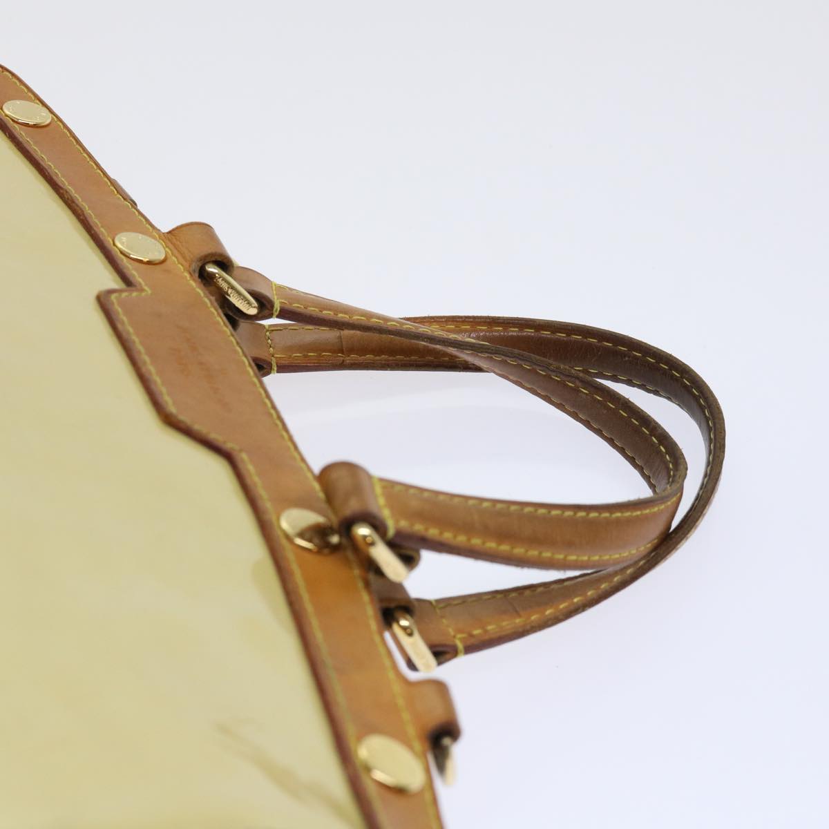 LOUIS VUITTON Monogram Vernis Blair MM Hand Bag 2way Beige M91755 LV bs8346