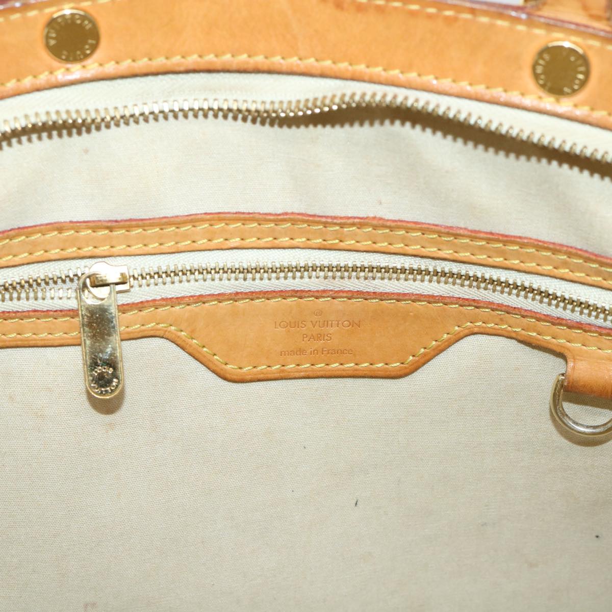 LOUIS VUITTON Monogram Vernis Blair MM Hand Bag 2way Beige M91755 LV bs8346