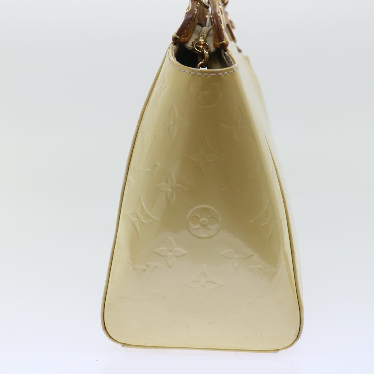 LOUIS VUITTON Monogram Vernis Blair MM Hand Bag 2way Beige M91755 LV bs8346