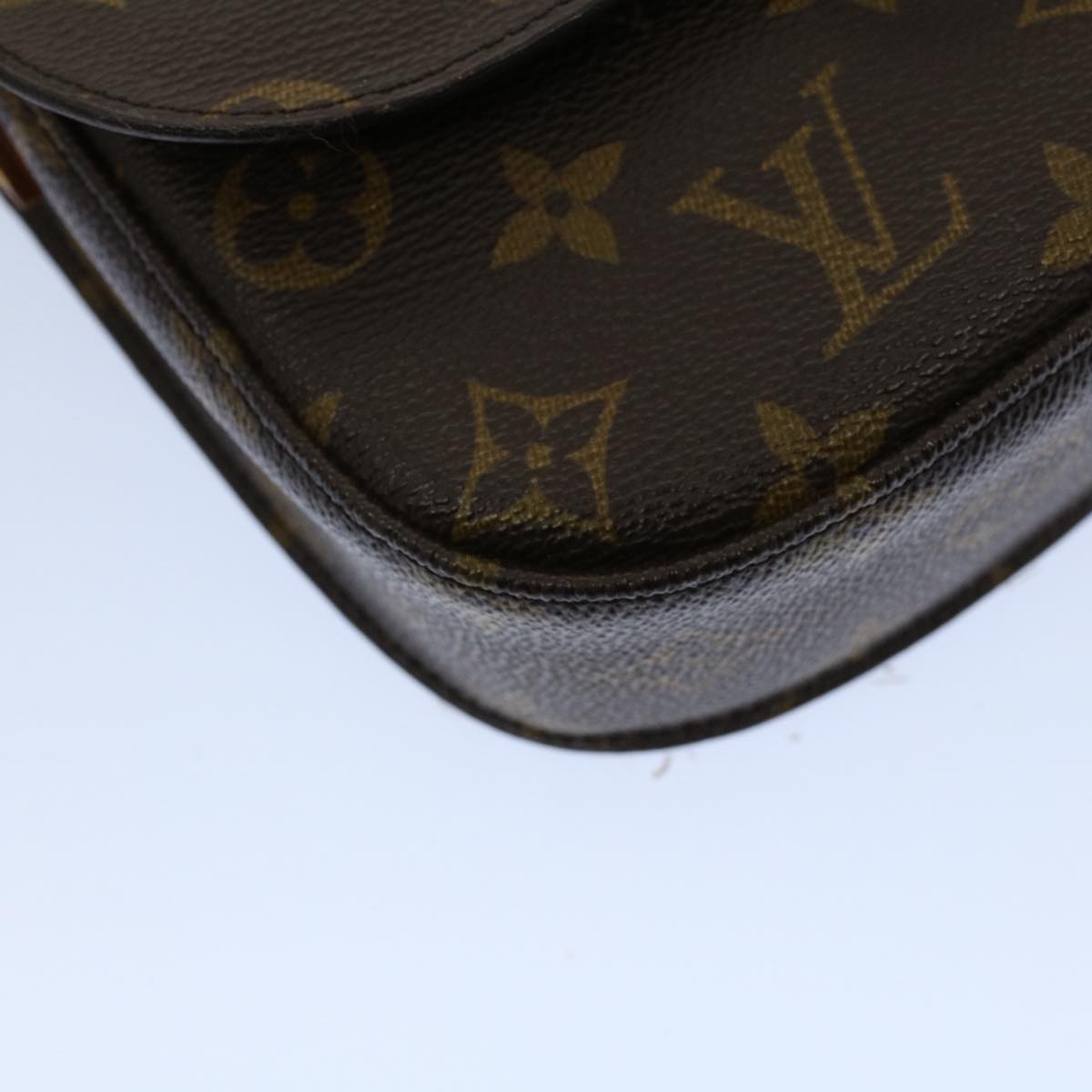 LOUIS VUITTON Monogram Saint Cloud MM Shoulder Bag M51243 LV bs8349